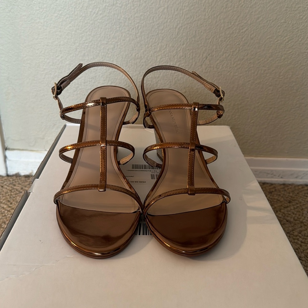 Strappy Wedge Sandals